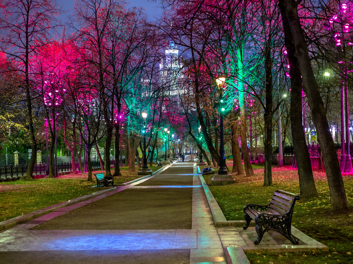цветные парки
